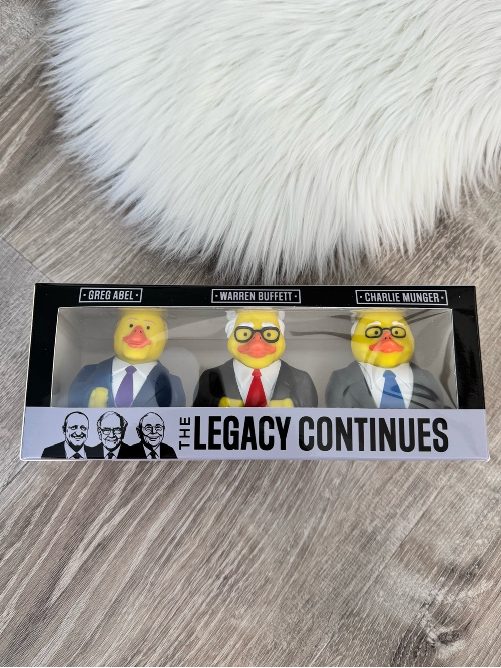 🐥Berkshire Hathaway 2026 Shareholder Rubber Ducks Munger Buffett & Abel